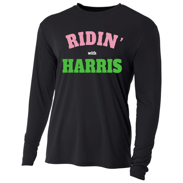 Ridin With Harris Democrat Cooling Performance Long Sleeve Crew