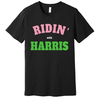 Ridin With Harris Democrat Premium T-Shirt