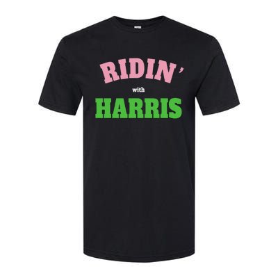 Ridin With Harris Democrat Softstyle CVC T-Shirt