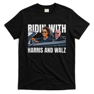 Ridin With Harris And Walz President Kamala Harris Tim Walz T-Shirt