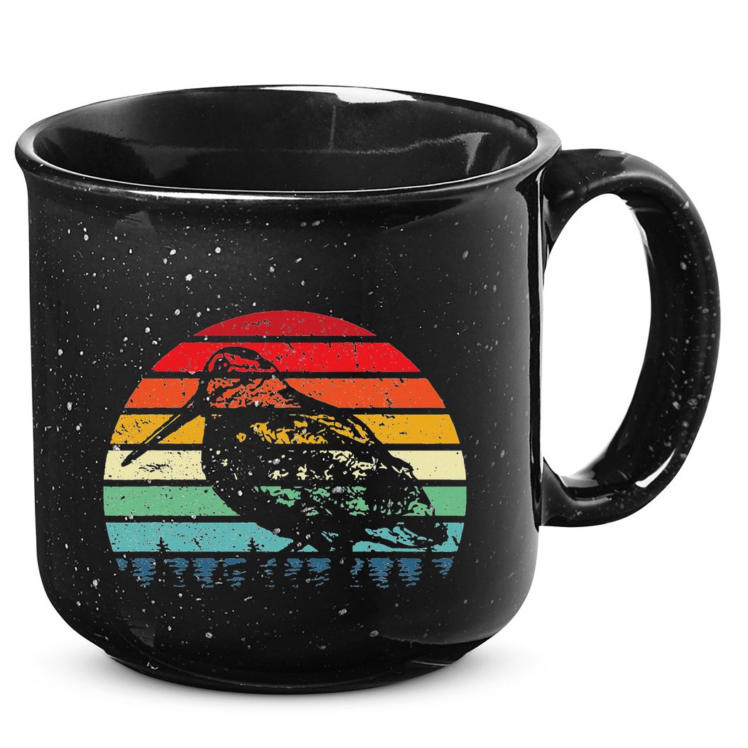Retro Woodcock Hunter Timberdoodle Bogsucker Hokumpoke Gifts 15oz Campfire Ceramic Mug