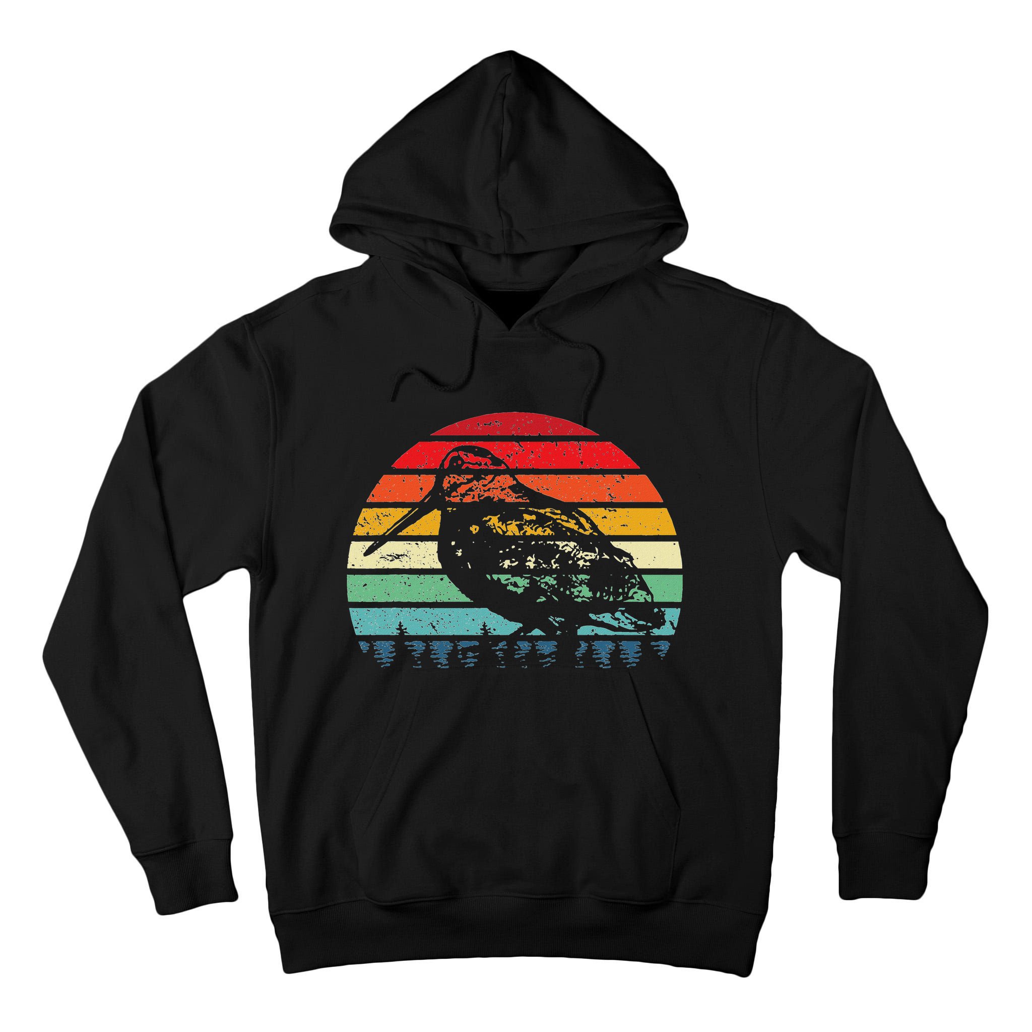 Retro Woodcock Hunter Timberdoodle Bogsucker Hokumpoke Gifts Tall Hoodie