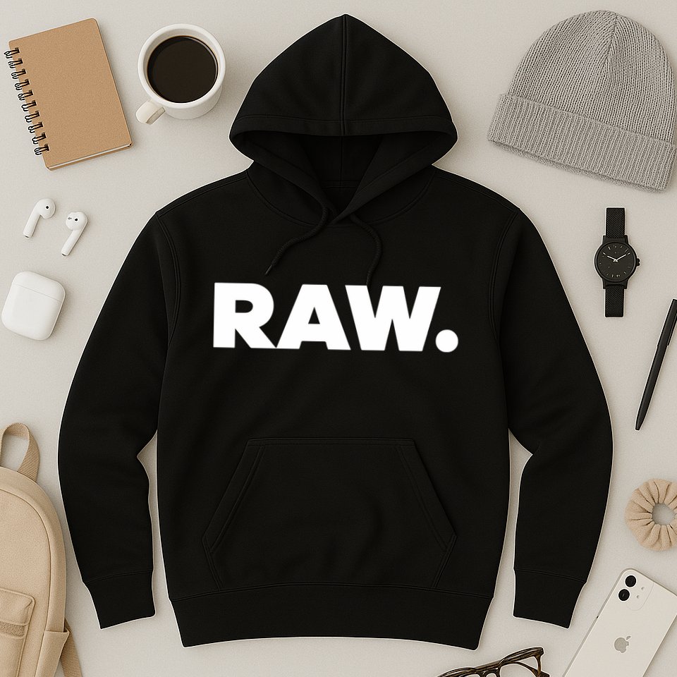 Rtruth Wearing Holorn Raw Hoodie
