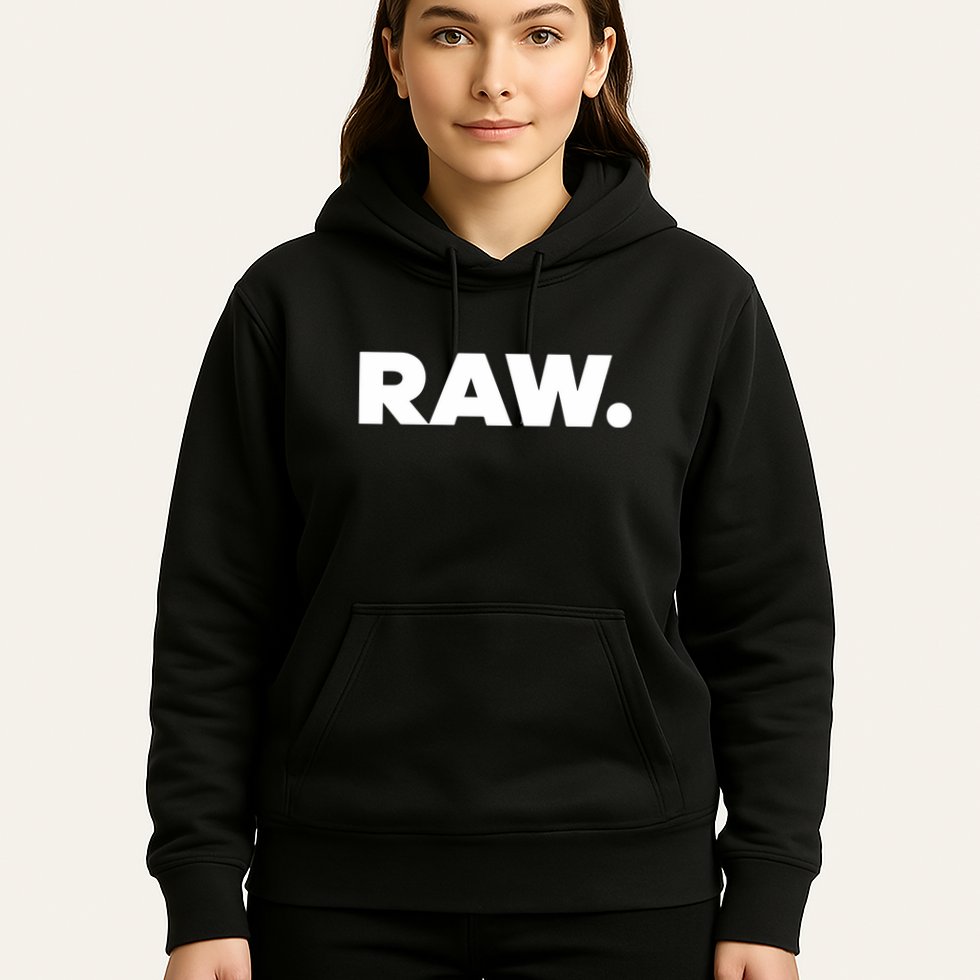 Rtruth Wearing Holorn Raw Hoodie