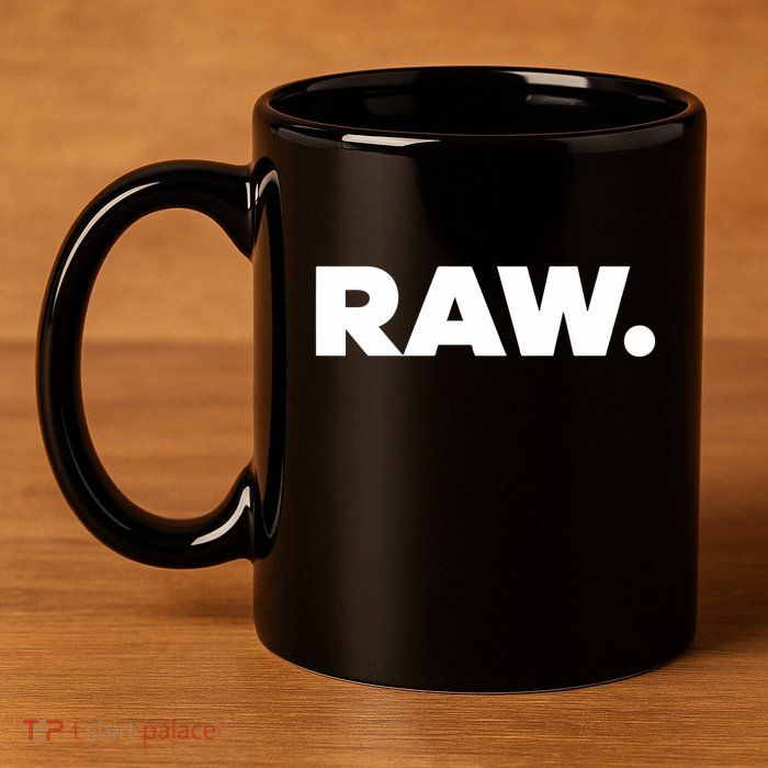 Rtruth Wearing Holorn Raw 11oz C Handle Ceramic Mug