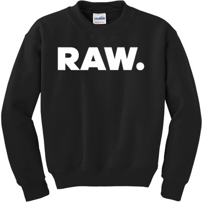 Rtruth Wearing Holorn Raw Kids Sweatshirt