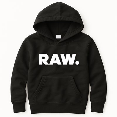 Rtruth Wearing Holorn Raw Kids Hoodie