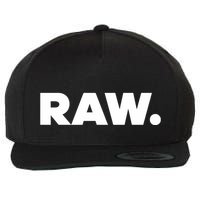 Rtruth Wearing Holorn Raw Wool Snapback Cap