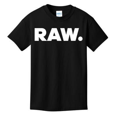 Rtruth Wearing Holorn Raw Kids T-Shirt