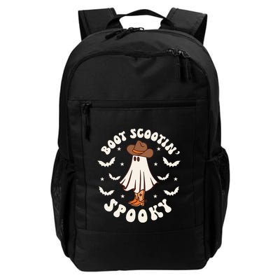 Retro Western Halloween Cute Ghost Funny Boot Scootin Spooky Backpack