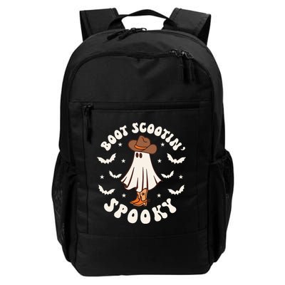 Retro Western Halloween Cute Ghost Funny Boot Scootin Spooky Backpack