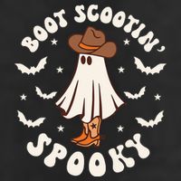 Retro Western Halloween Cute Ghost Funny Boot Scootin Spooky Adult Drive Performance Visor