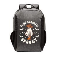 Retro Western Halloween Cute Ghost Funny Boot Scootin Spooky Vector Backpack