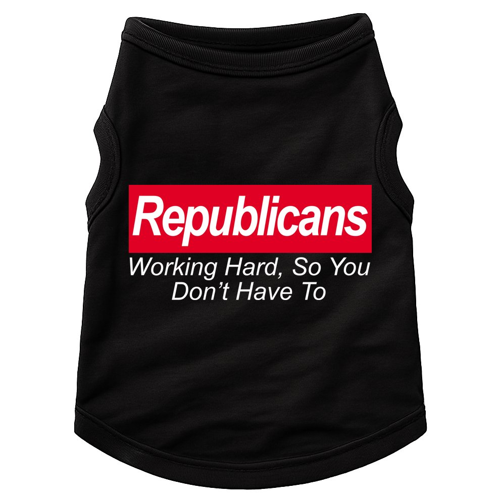 Republicans Working Hard So You Don't Have To Doggie Tank