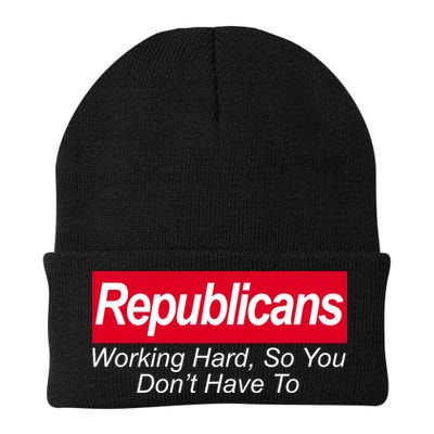 Republicans Working Hard So You Don't Have To Beanie