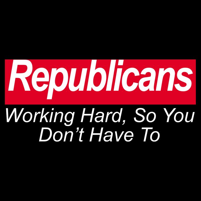 Republicans Working Hard So You Don't Have To Flatbill Hat