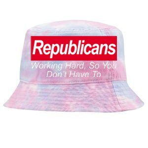 Republicans Working Hard So You Don't Have To Tie-Dyed Bucket Hat