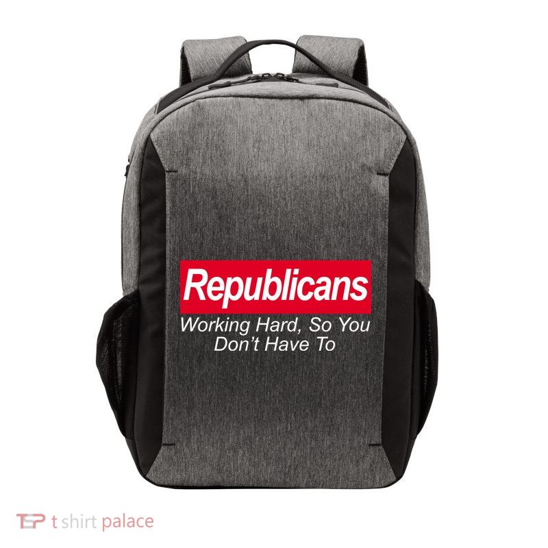 Republicans Working Hard So You Don't Have To Vector Backpack
