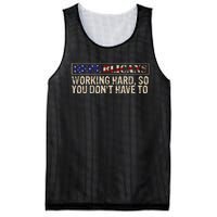 Republicans Working Hard So You DonT Have To Political Fun Mesh Reversible Basketball Jersey Tank