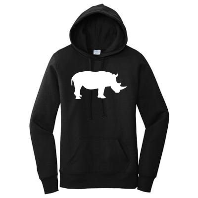 Rhino With Horn Gift Women's Pullover Hoodie