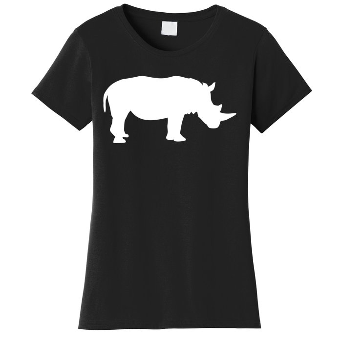 Rhino With Horn Gift Women's T-Shirt