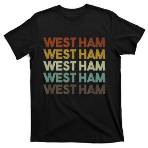 Retro West Ham London T-Shirt