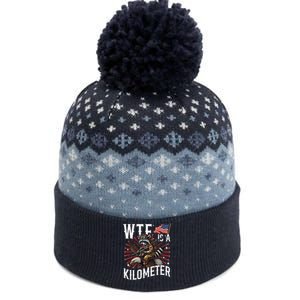 Retro Wtf Is A Kilometer Raccoon Eagle The Baniff Cuffed Pom Beanie