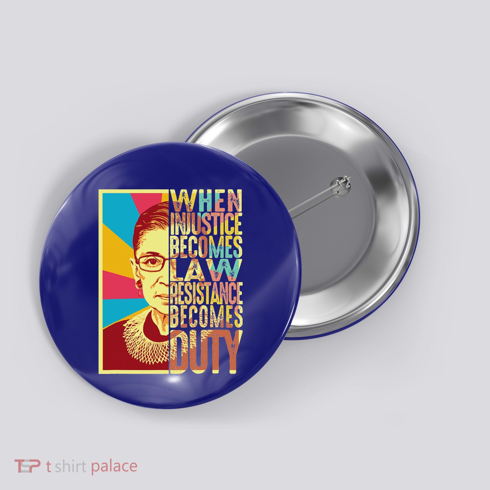Rgb When Injustice Becomes Law Resistance Becomes Duty Button