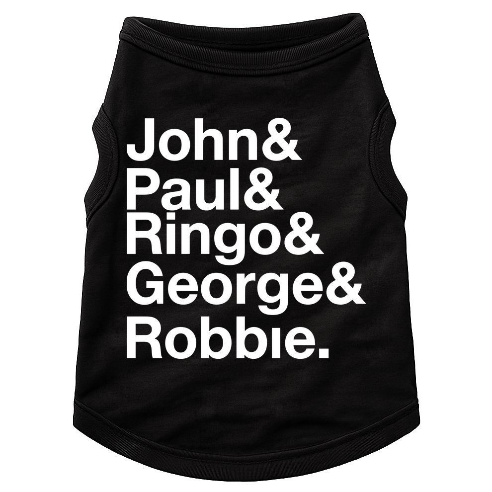 Robbie Williams John Paul Ringo George Robbie Doggie Tank