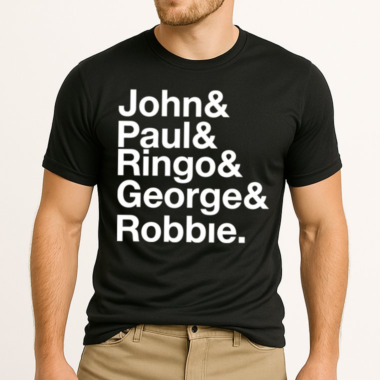 Robbie Williams John Paul Ringo George Robbie Performance Shirt