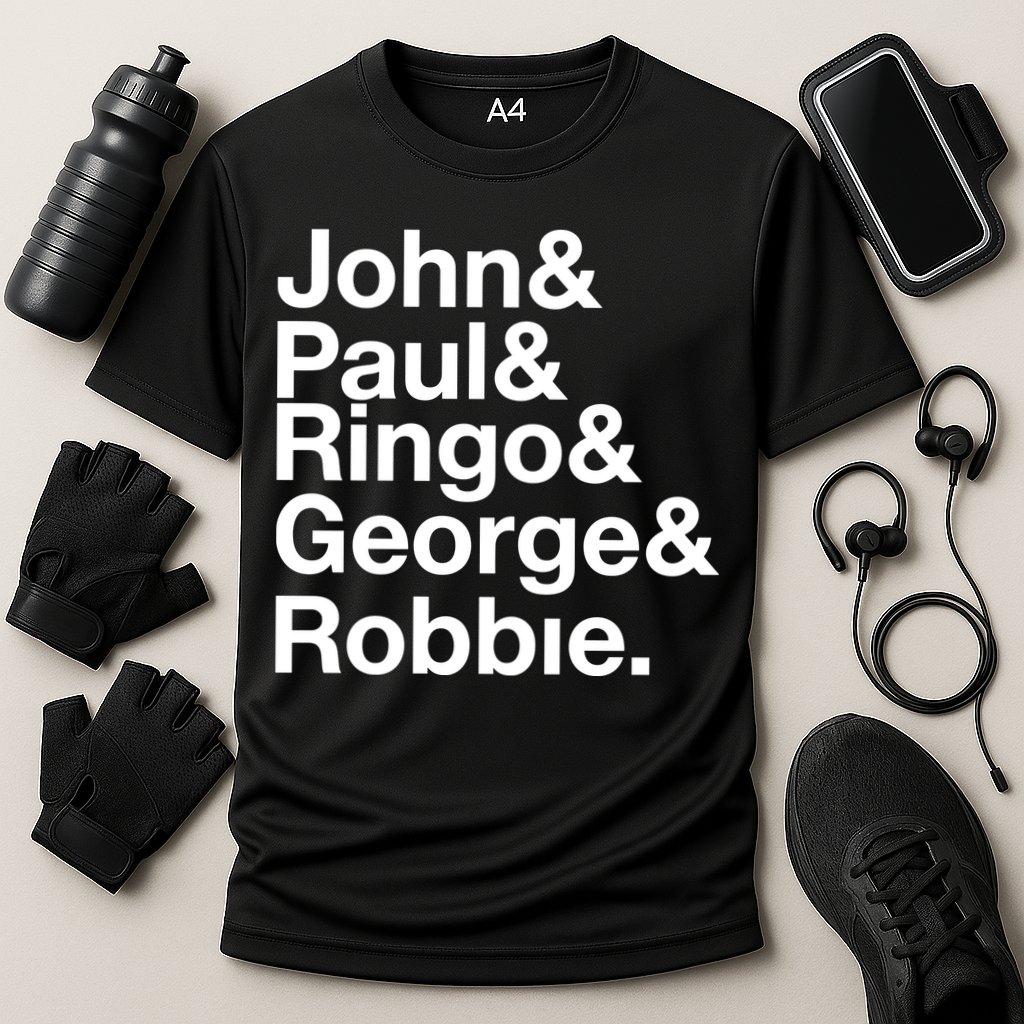 Robbie Williams John Paul Ringo George Robbie Performance Shirt