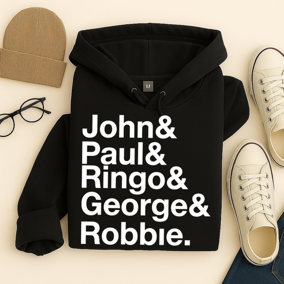 Robbie Williams John Paul Ringo George Robbie Hoodie