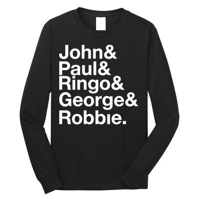 Robbie Williams John Paul Ringo George Robbie Long Sleeve Shirt