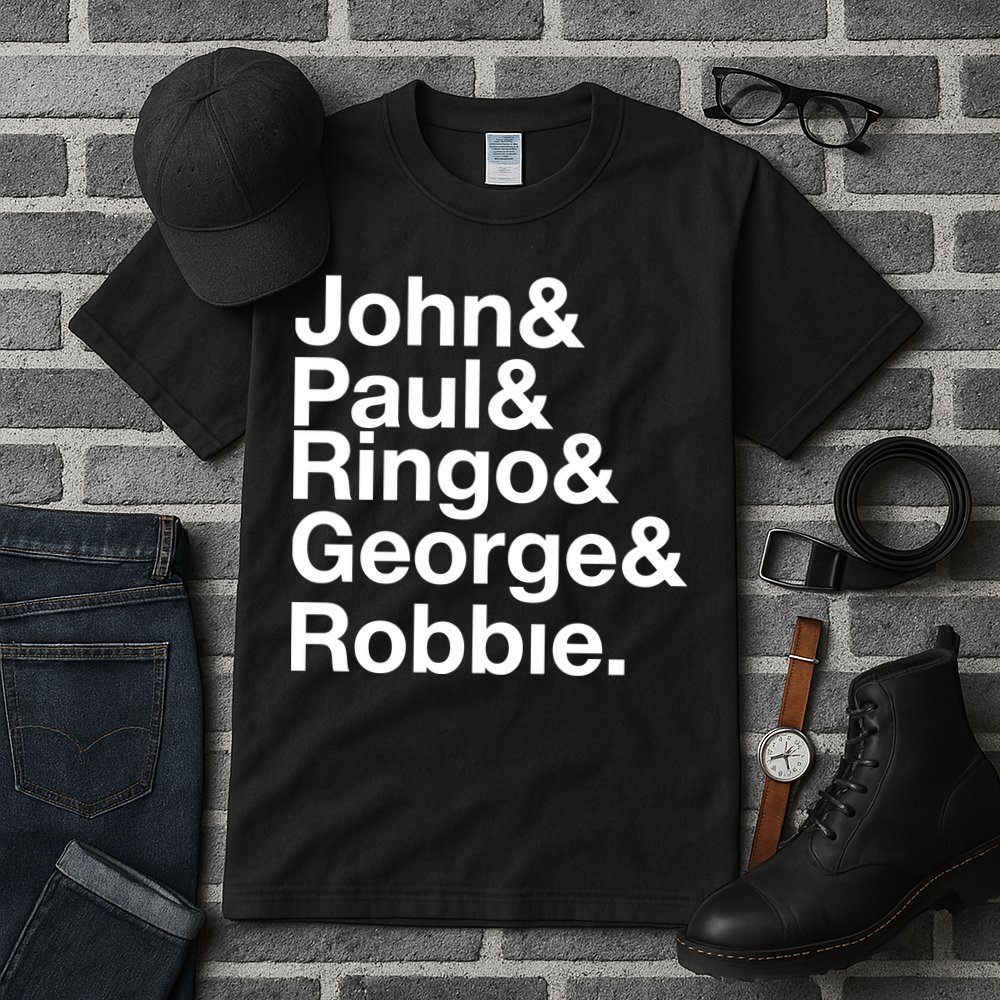 Robbie Williams John Paul Ringo George Robbie Tall T-Shirt