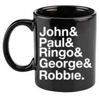 Robbie Williams John Paul Ringo George Robbie 11oz C Handle Ceramic Mug