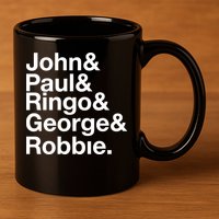 Robbie Williams John Paul Ringo George Robbie 11oz C Handle Ceramic Mug