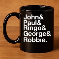 Robbie Williams John Paul Ringo George Robbie 11oz C Handle Ceramic Mug