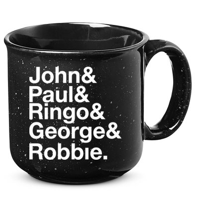 Robbie Williams John Paul Ringo George Robbie 15oz Campfire Ceramic Mug