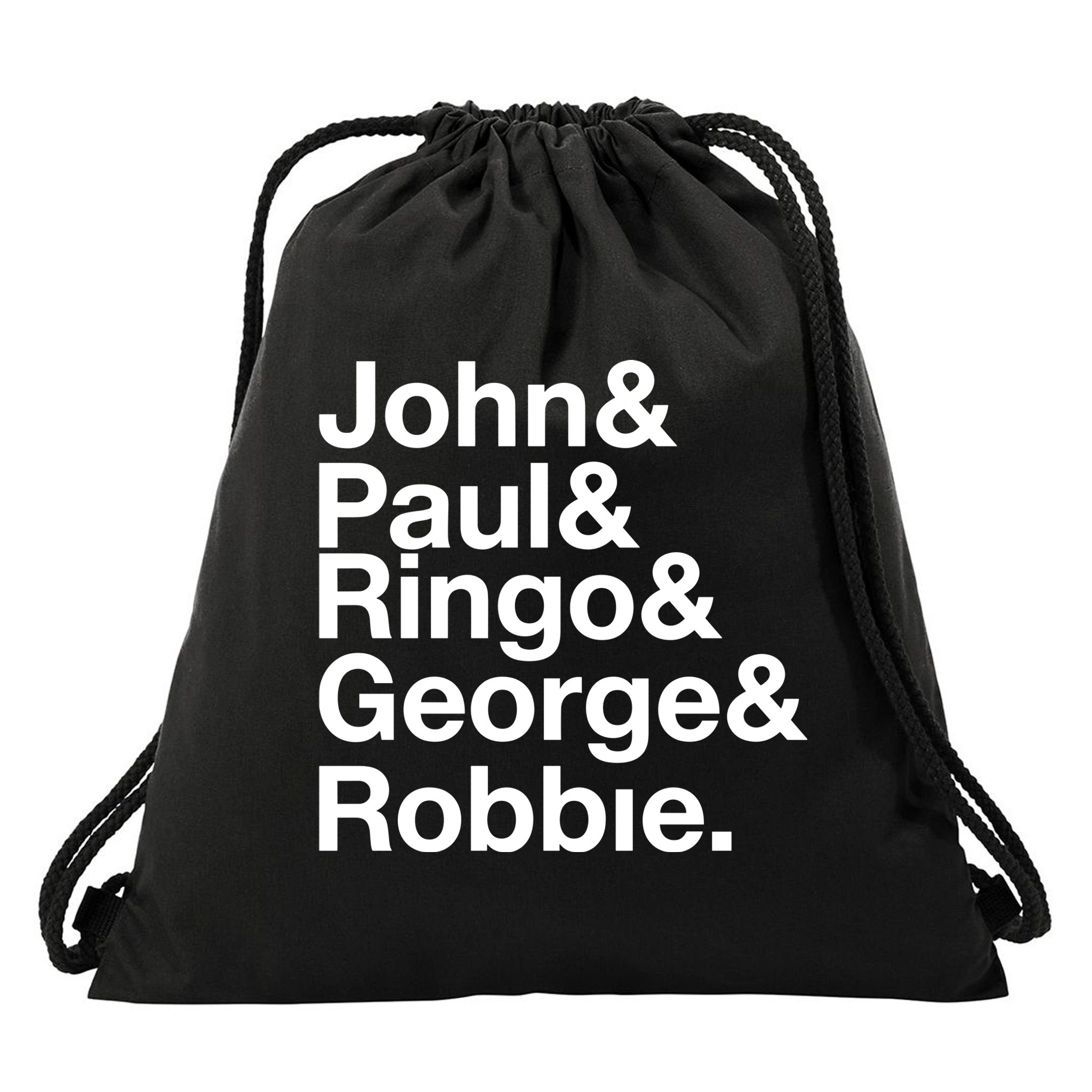 Robbie Williams John Paul Ringo George Robbie Drawstring Bag