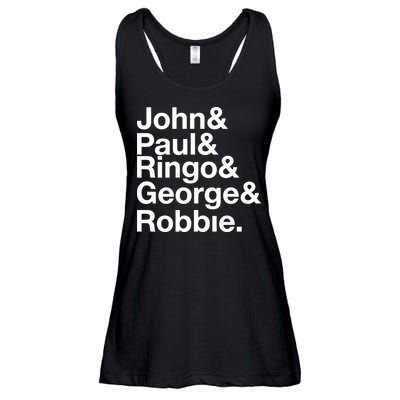 Robbie Williams John Paul Ringo George Robbie Ladies Essential Flowy Tank