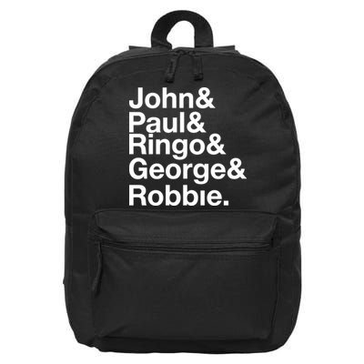 Robbie Williams John Paul Ringo George Robbie 16 in Basic Backpack