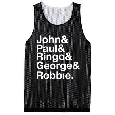 Robbie Williams John Paul Ringo George Robbie Mesh Reversible Basketball Jersey Tank