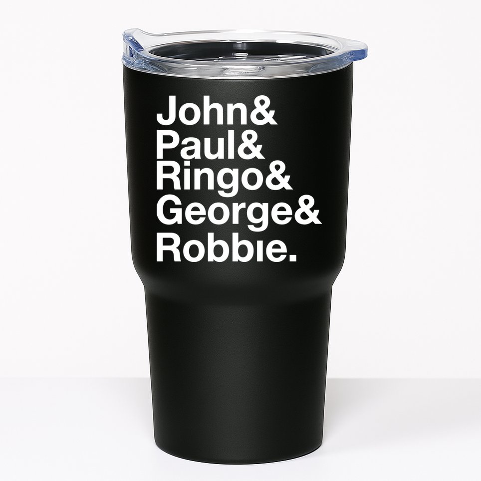Robbie Williams John Paul Ringo George Robbie Tumbler