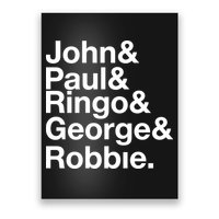 Robbie Williams John Paul Ringo George Robbie Poster