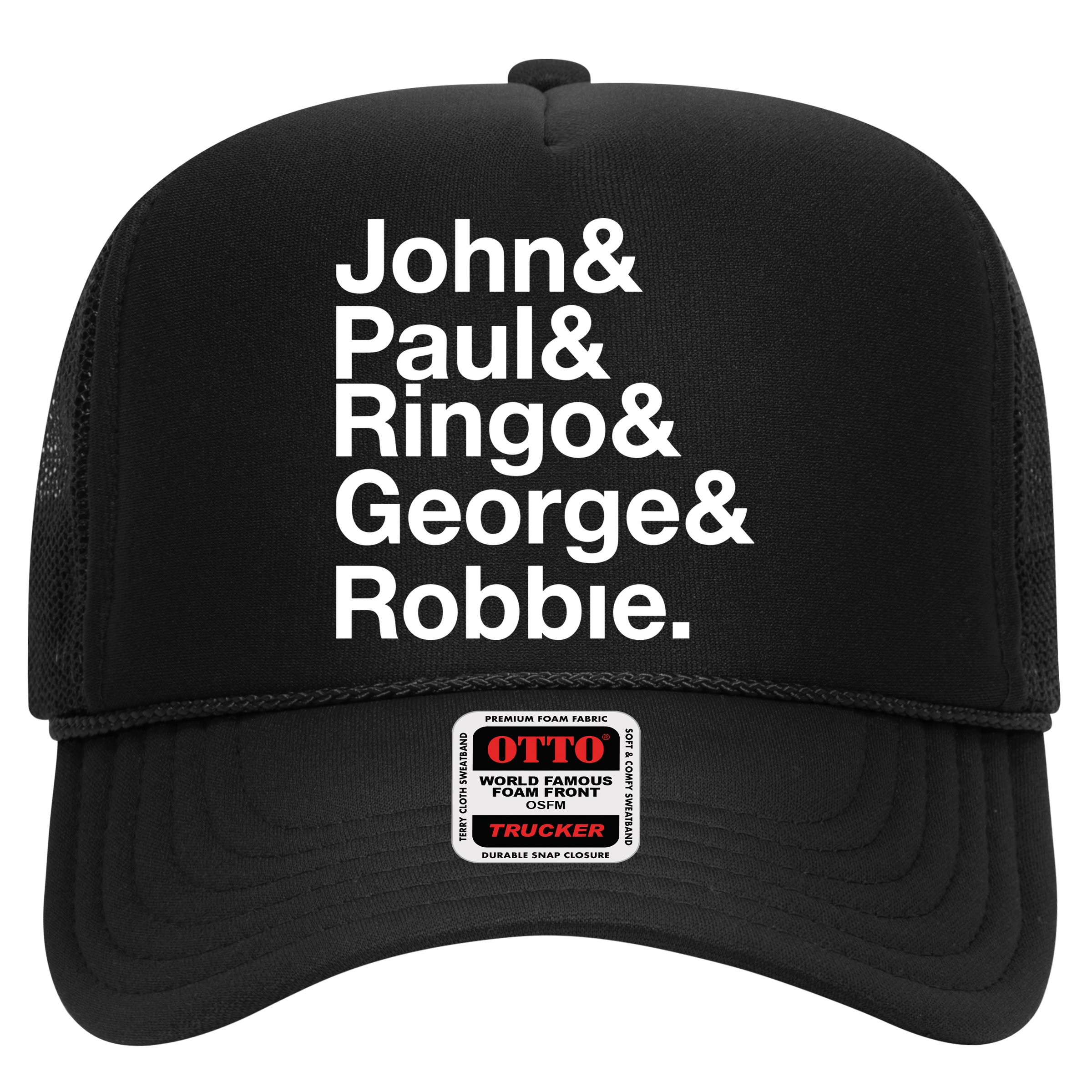 Robbie Williams John Paul Ringo George Robbie Hat