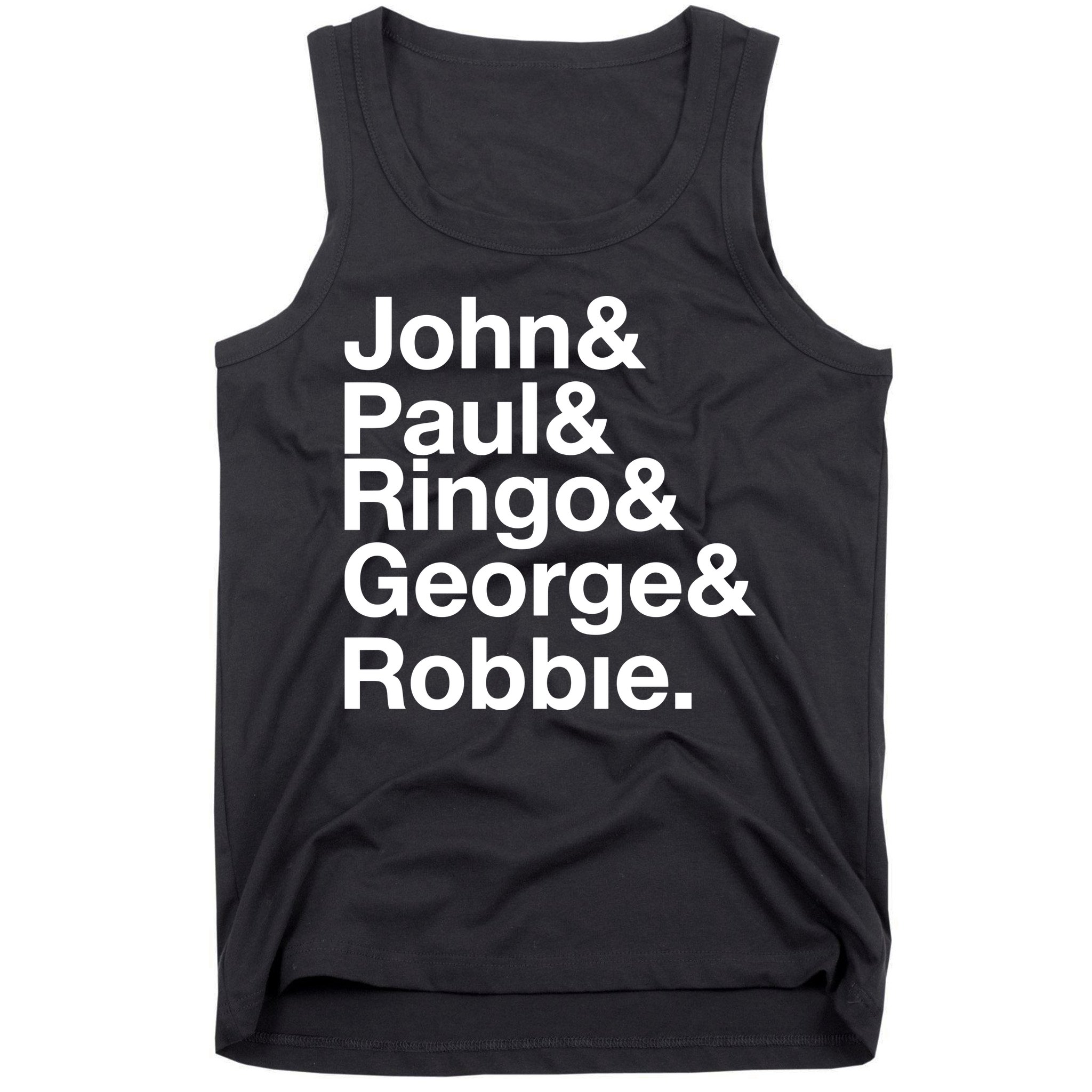 Robbie Williams John Paul Ringo George Robbie Tank Top