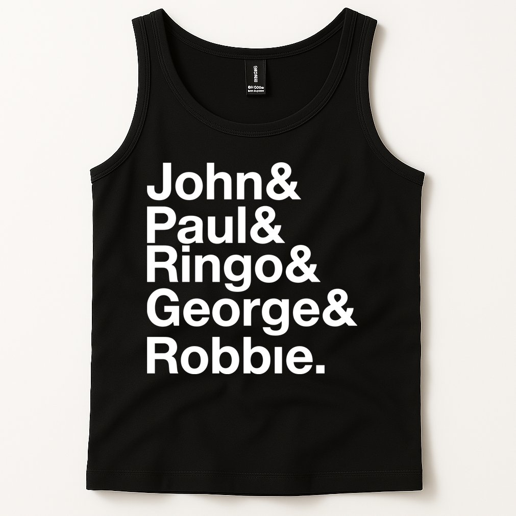 Robbie Williams John Paul Ringo George Robbie Tank Top