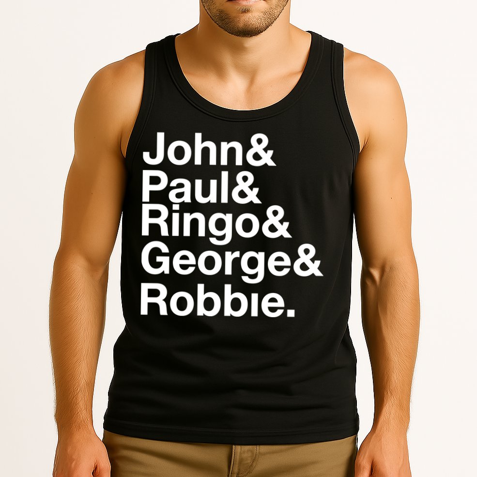 Robbie Williams John Paul Ringo George Robbie Tank Top
