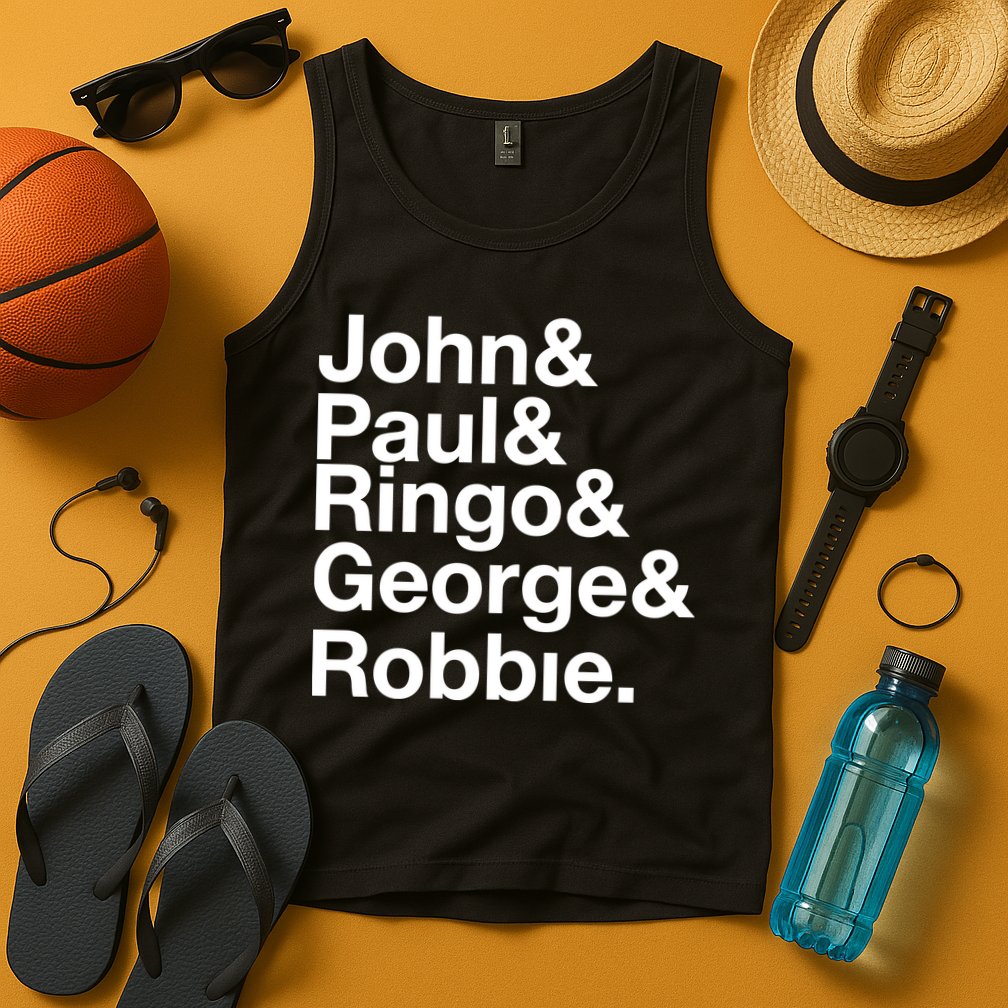 Robbie Williams John Paul Ringo George Robbie Tank Top
