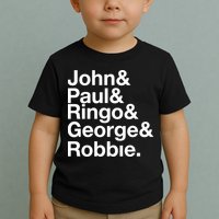 Robbie Williams John Paul Ringo George Robbie Toddler T-Shirt